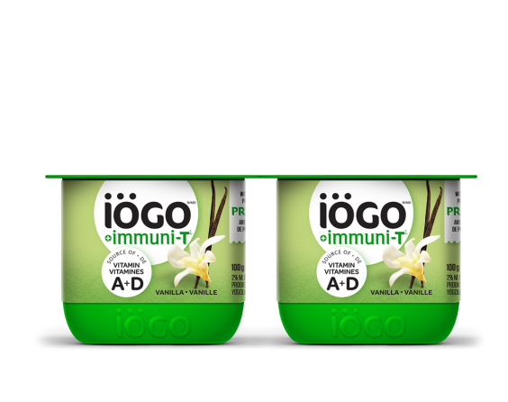 iögo immuniT vanilla yogurt 4x100g