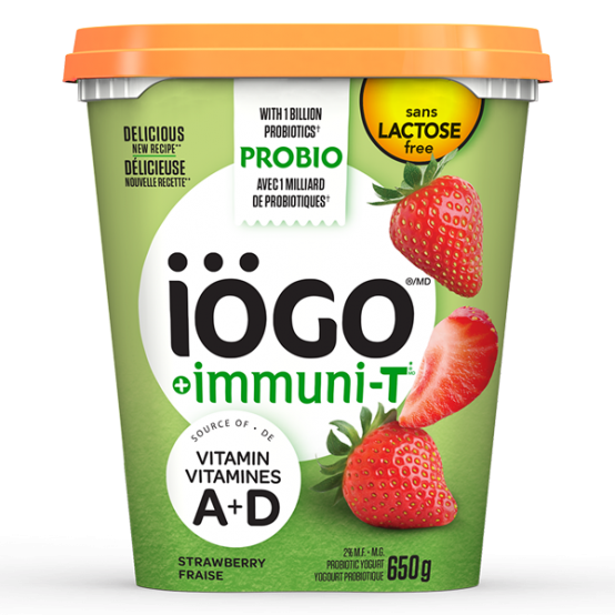 iögo ImmuniT Lactose-free yogurt strawberry 650g