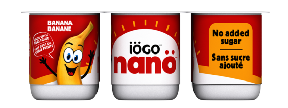 iögo nanö banana yogurt no added sugar