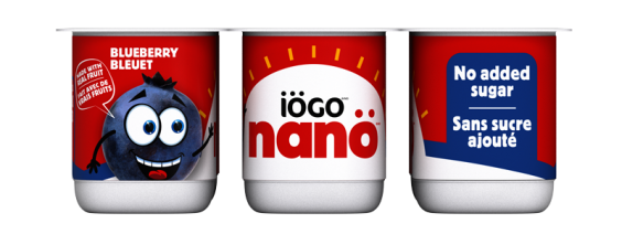 iögo nanö blueberry yogurt no added sugar